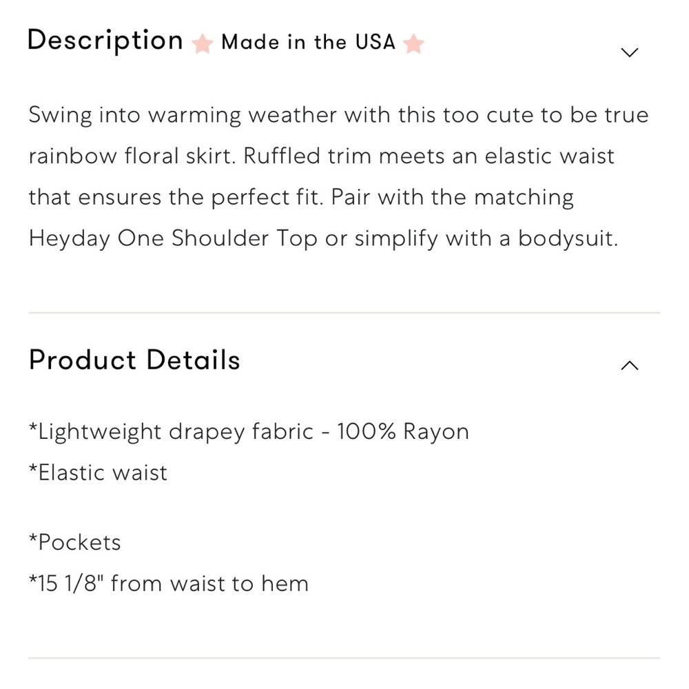 NWT Show Me Your Mumu Swing Skirt - Picture 8 of 8